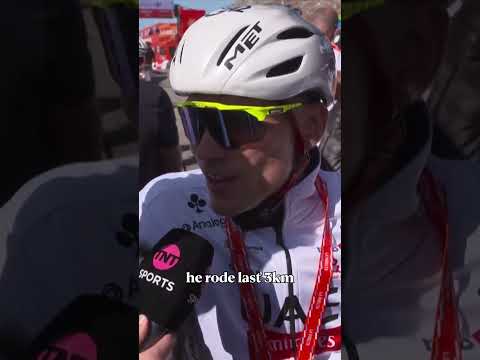 “Chapeau to him” 🫡 Juan Ayuso was full of praise for teammate João Almeida 😮‍💨