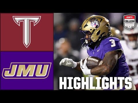 Sun Belt Championship: Troy Trojans vs. James Madison Dukes | Full Game Highlights | ESPN CFB