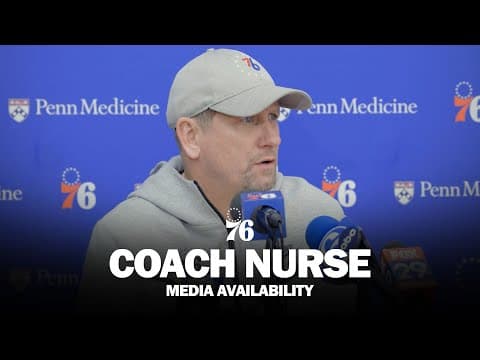 Philadelphia 76ers Practice Media Availability 🎙️ | Coach Nurse | 11.13.25