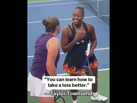 Taylor Townsend & Jelena Ostapenko got into a heated exchange at the US Open (via @KeithKopinski/X)
