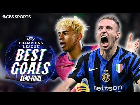 Lamine Yamal, Davide Frattesi & MORE Champions League HIGHLIGHTS 🪄🤩 | Best Goals of the Semi-final