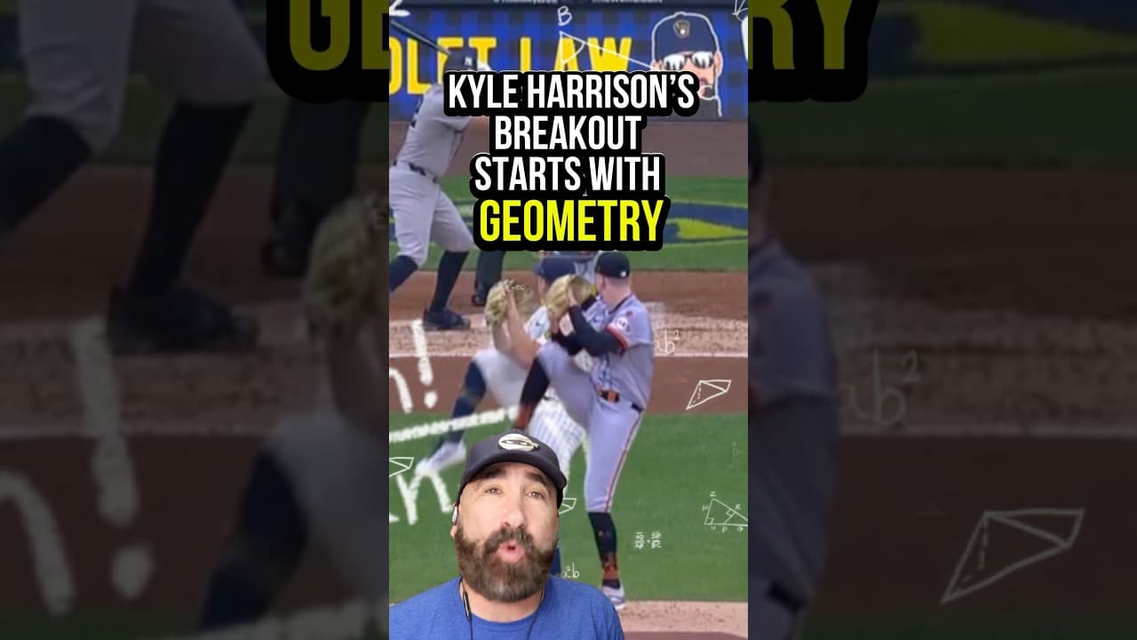 Geometry is responsible for Kyle Harrison’s breakout? #mlb
