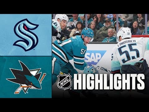Kraken vs. Sharks | NHL Highlights | December 20, 2025