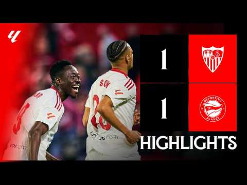 Sevilla FC vs Deportivo Alavés (1-1) LALIGA | Resumen