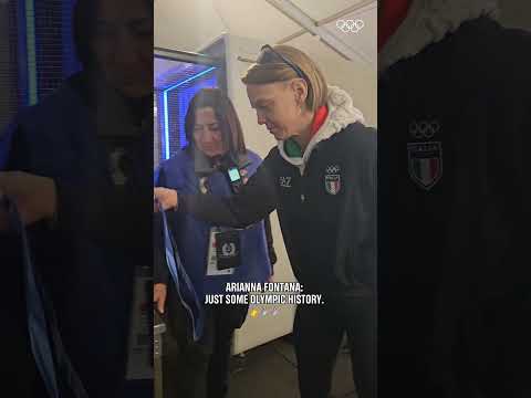 Adapting to life as an Olympic Champion must be loud. 😌🔊 #MilanoCortina2026 #SpeedSkating