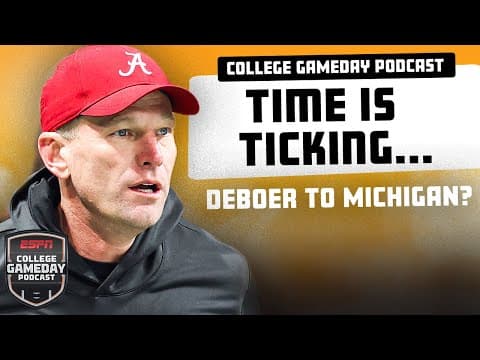 Latest: Michigan Still Waiting On Kalen DeBoer? | College GameDay Podcast