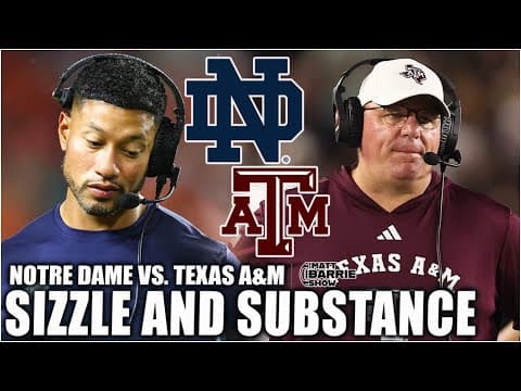 Notre Dame vs. Texas A&M FULL REACTION: Playoff chances OVER?! | The Matt Barrie Show