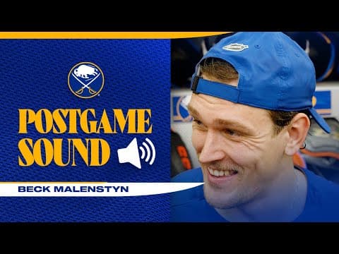 "Weight Off My Shoulders" | Beck Malenstyn After Scoring His First Goal Of The Year | Buffalo Sabres