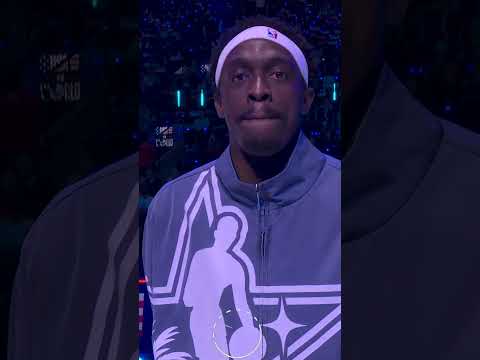 Pascal Siakam Being Introduced at his Fourth NBA All-Star Game 💥