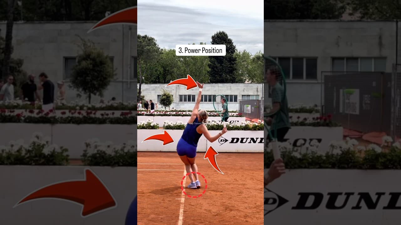 This Serve Is Almost Perfect 🤔