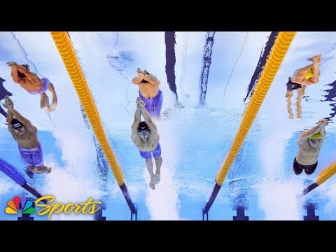 Underwater cam: Australian men set 4x100 free championship record at Worlds | NBC Sports