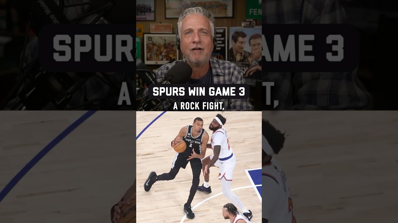 Bill and Rob Mahoney break down how the Spurs won a rock fight matchup in Game 3 against the Knicks