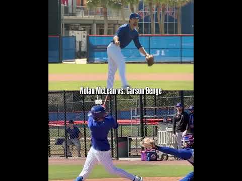 Step into the box along with a few Mets batters to face off against Nolan McLean🔥