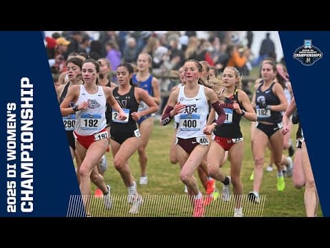 2025 NCAA DI women's cross country championship | FULL RACE