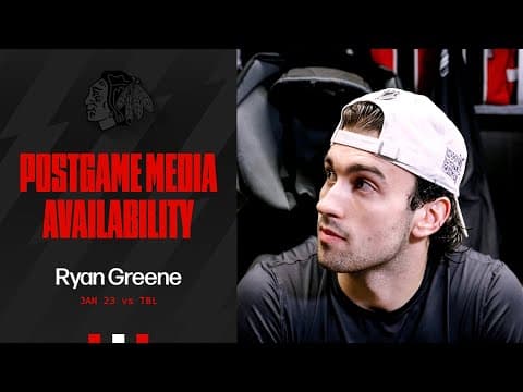 "Had some chances to put it away." | Ryan Greene Postgame 1.23.26