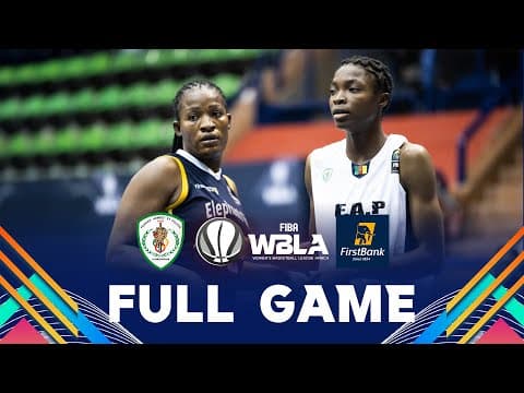 LIVE - F.A.P Women v First Bank Basketball Club | FIBA Women Basketball League Africa 2025
