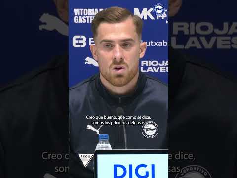 Toni Martínez y la clave del equipo que menos encaja de LaLiga.  #goazenglorioso #DeportivoAlavés