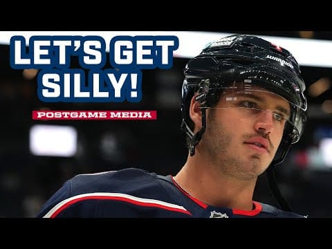 LET'S GET SILLY! 🤪 Cole Sillinger Scores Twice in 6-3 Win Over Maple Leafs! | Postgame Media