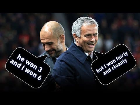 Jose Mourinho trades blows with Pep Guardiola over EPL title comments! | CBS Sports Golazo