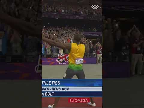 History making at its finest! It took Bolt only 9.63s to claim the 100m gold at #London2012. 😮‍💨🥇