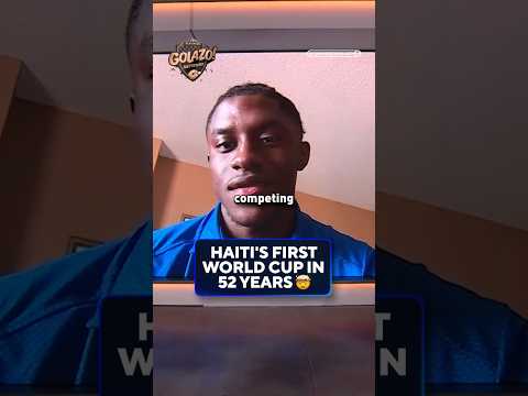 Haiti are in their first World Cup in 52 YEARS! 🇭🇹
