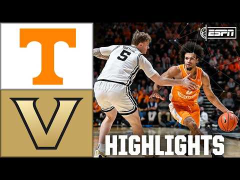 Tennessee Volunteers vs. Vanderbilt Commodores | Full Game Highlights | ESPN College Basketball