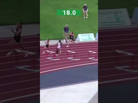 39.95! Saniah Varnado ran the 5th fastest 300mH mark in U.S. high school history