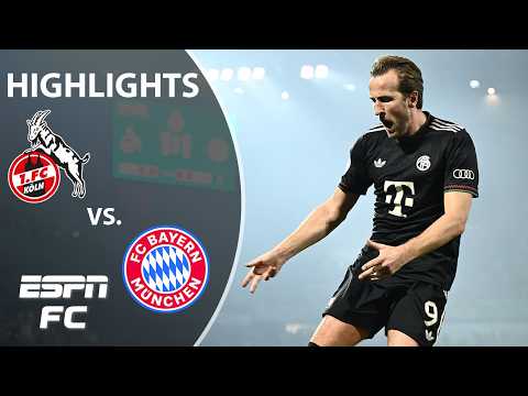 HARRY KANE BRACE 🚨 FC Cologne vs. Bayern Munich | German Cup Highlights | ESPN FC
