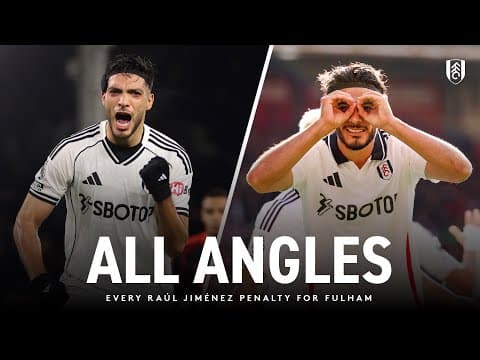 ALL ANGLES | Every Raúl Jiménez Penalty For Fulham