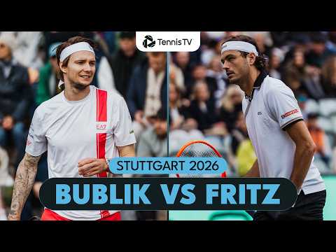 Alexander Bublik vs Taylor Fritz Semi-Final Highlights! | Stuttgart 2026