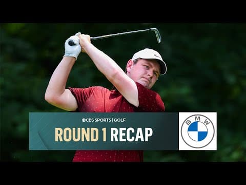 2025 BMW Championship: Robert MacIntyre surges into lead, Scheffler sits 4 shots back after Day 1