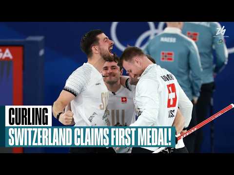 Switzerland wins first men's curling medal since 2018