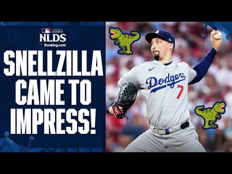 Blake Snell's NINE strikeout, six-inning start in Game 2 of the NLDS 🔥 (Threw a no-no into 5th!)