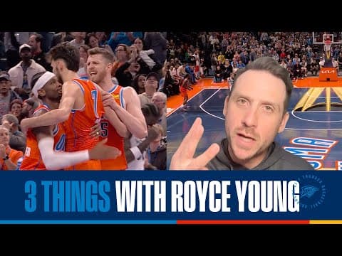3 Things with Royce Young 🤳 | OKC Thunder vs Minnesota Timberwolves | NBA Cup | November 26, 2025