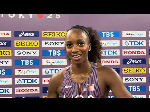 Anavia Battle Reacts to 22.07 200m Heat Win at 2025 Tokyo World Championships
