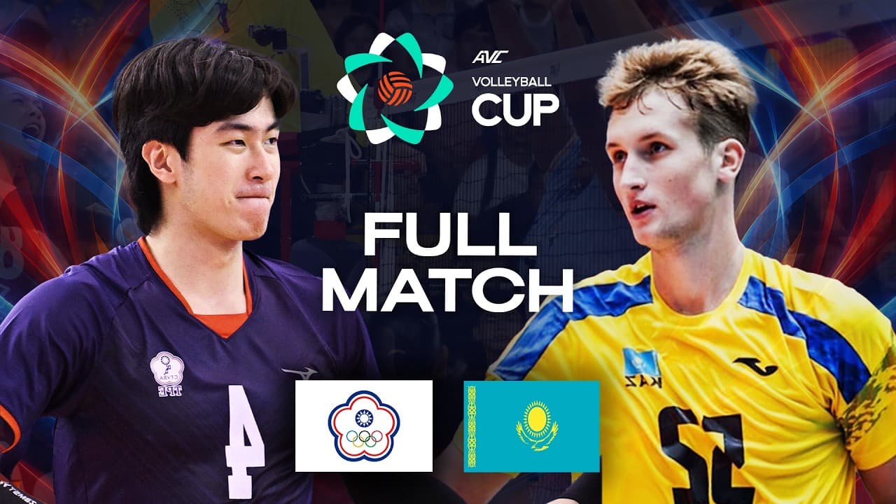 Chinese Taipei vs. Kazakhstan - Pool Play | AVC Men's Cup 2026