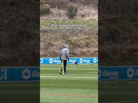 Montando un entrenamiento de fútbol de La Liga #alaves #futbol #shorts