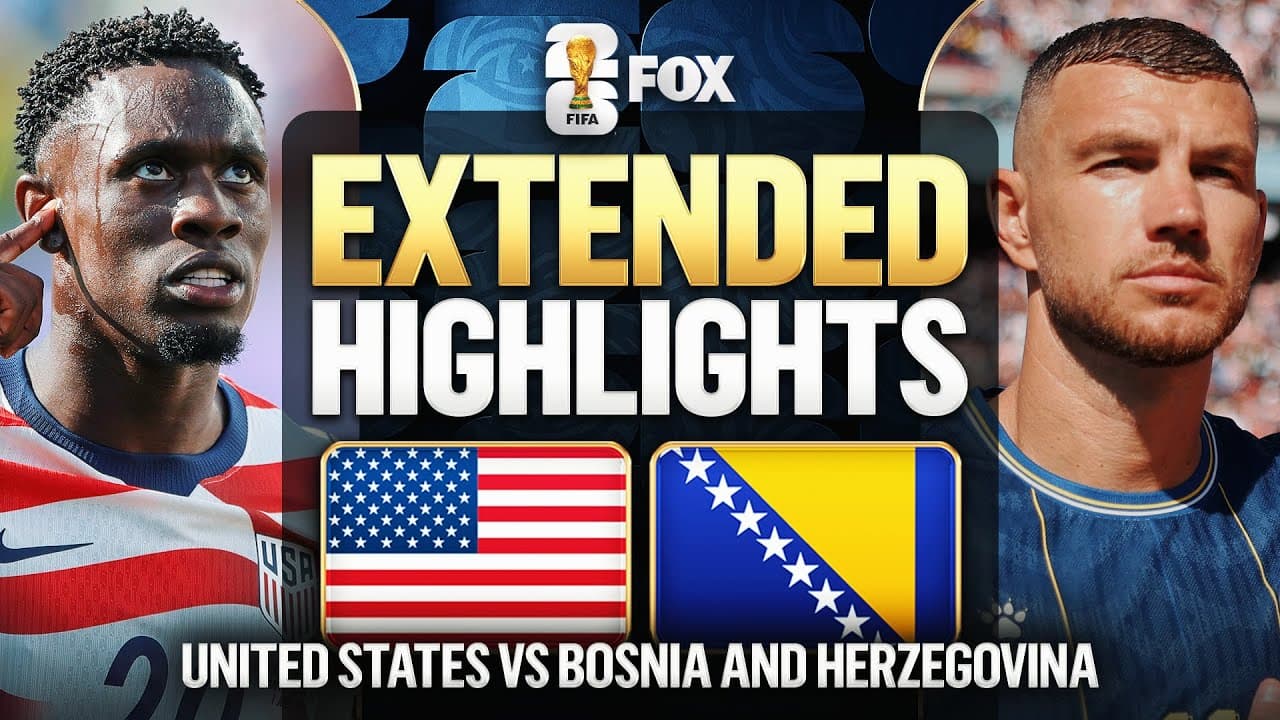 United States vs Bosnia and Herzegovina Highlights 🌎🏆 2026 FIFA World Cup™ | Round of 32