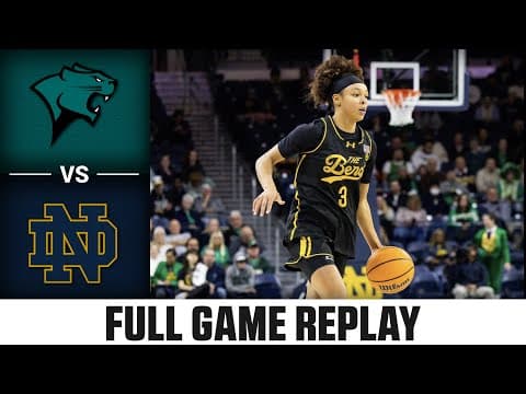 Chicago State vs. Notre Dame Full Game Replay |  2025-26 ACC Women’s Basketball
