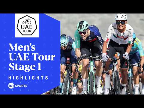 PICKING UP WHERE HE LEFT OFF! | UAE Tour Stage 1 Race Highlights | TNT Sports Cycling