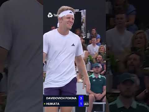 Vintage Alejandro Davidovich Fokina 😍 #DavidovichFokina #tennis #atptour #sports #highlights