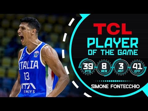 Simone Fontecchio (39 PTS) | TCL Player Of The Game | BIH 🇧🇦 vs ITA 🇮🇹 | FIBA EuroBasket 2025