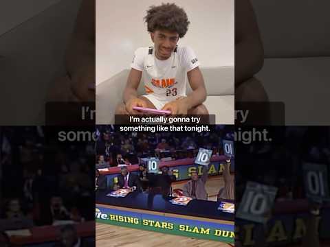 Jaxon Richardson channeled some of his father’s dunk contest energy for his SLAM Dunk Contest W!