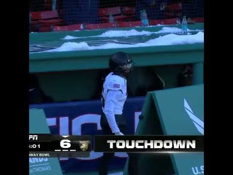 Army's 40-yard TD to Short sets the new longest TD reception in Fenway Bowl history 🔥