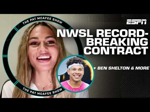 Trinity Rodman on impact of new NWSL contract & relationship with Ben Shelton | The Pat McAfee Show