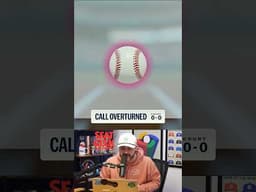 Umpire had 5 calls overturned in the first 3 innings, a breakdown #baseball #umpire #abs #challenges