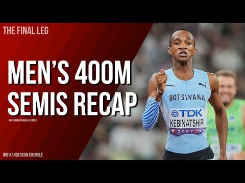 The Tokyo Men's 400m Is Completely Out of Control | Busang Kebinatshipi Upset? | 400m Semis Reaction