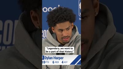 Dylan Harper talks what it means to be in a Game 7 with a chance to go to the NBA Finals