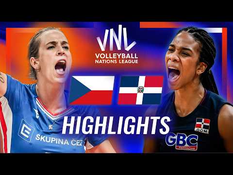 Czechia 🇨🇿 vs. Dominican Republic 🇩🇴 - Highlights | Week 2 | Women's VNL 2026
