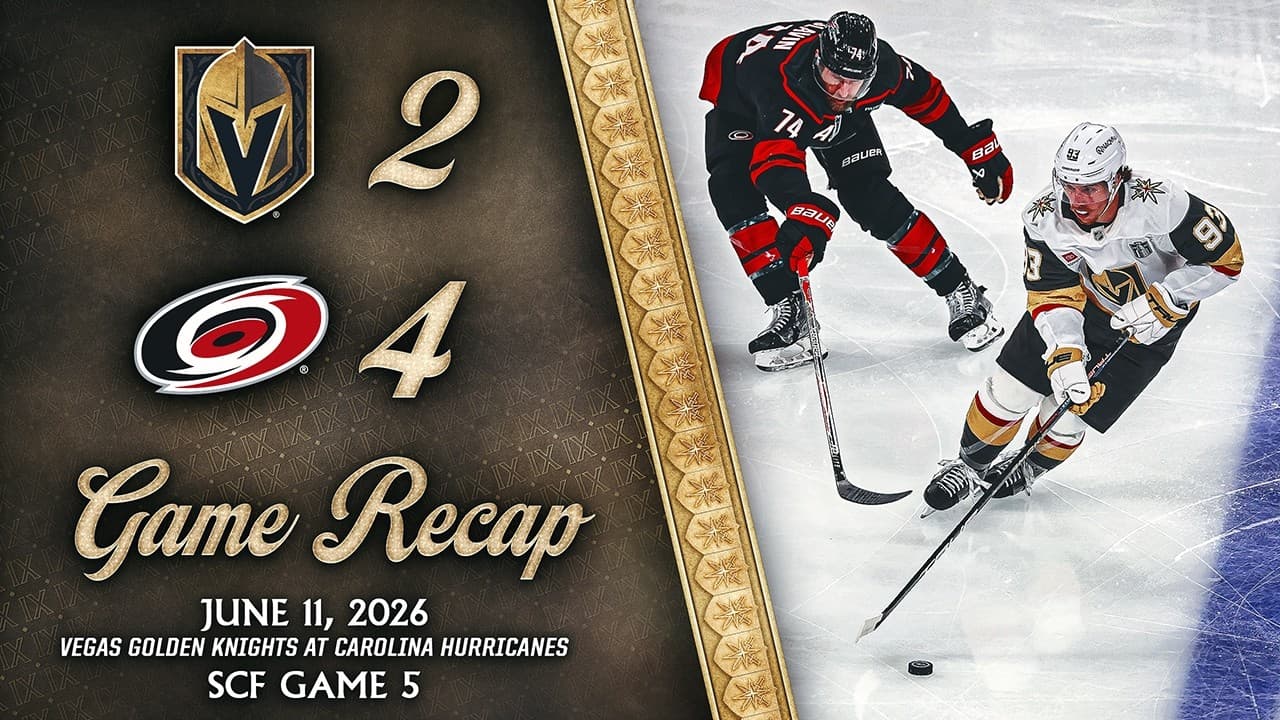 SCF GAME 5 HIGHLIGHTS | Carolina Hurricanes 4, Vegas Golden Knights 2 | June 11, 2026